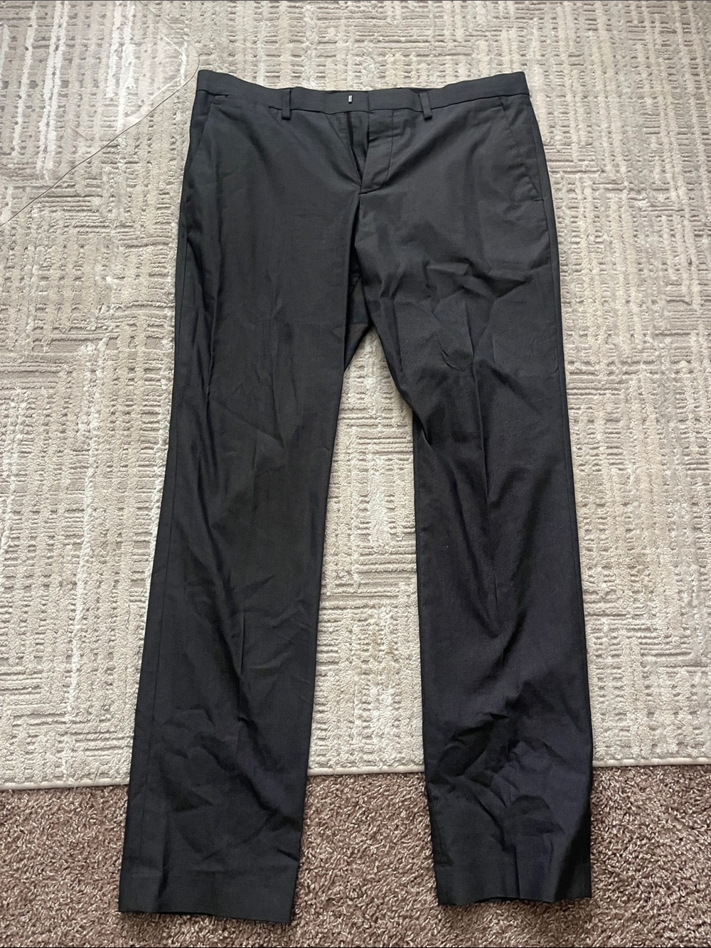 Express Black Men's Dress Pants - Flat Front